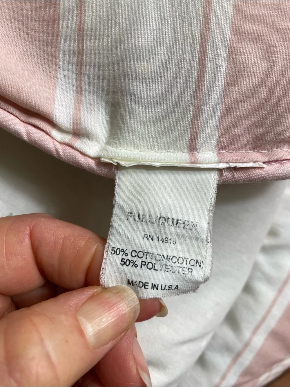 VTG 1990 JP Stevens Queen Bedspread Comforter Roses Butterflies
